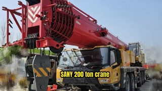 2025 SANY 200 トン トラック クレーン SYM5602JQZ200C8 中古低稼働時間販売